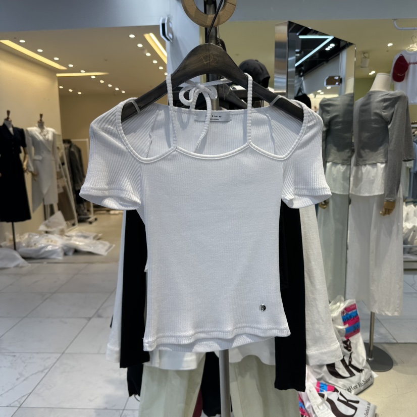A2/D2韓國直郵㊣東大門實拍女裝新品熱賣休閑推薦25春夏T恤A2/D2T恤