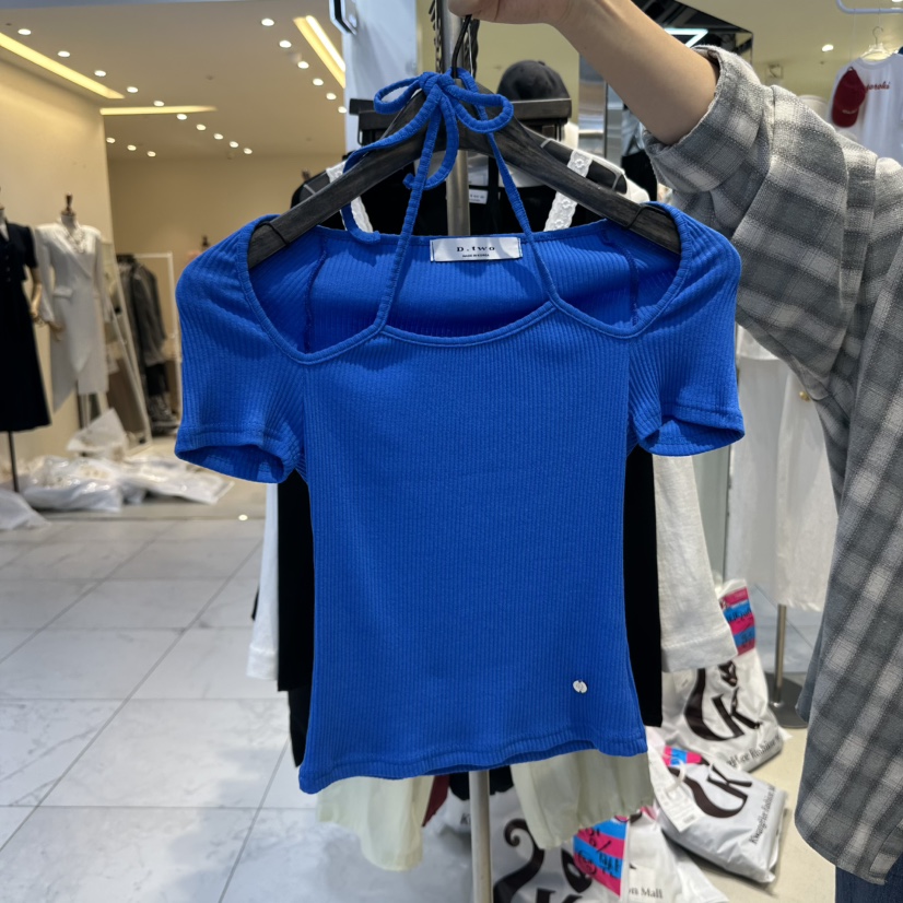 A2/D2韓國直郵㊣東大門實拍女裝新品熱賣休閑推薦25春夏T恤A2/D2T恤圖色2