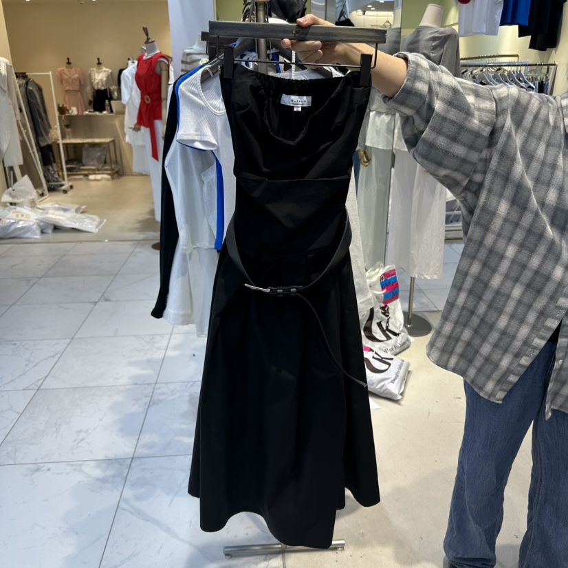 A2/D2韓國直郵㊣女裝新品時尚推薦熱賣人氣休閑連衣裙含腰帶A2/D2連衣裙圖色2