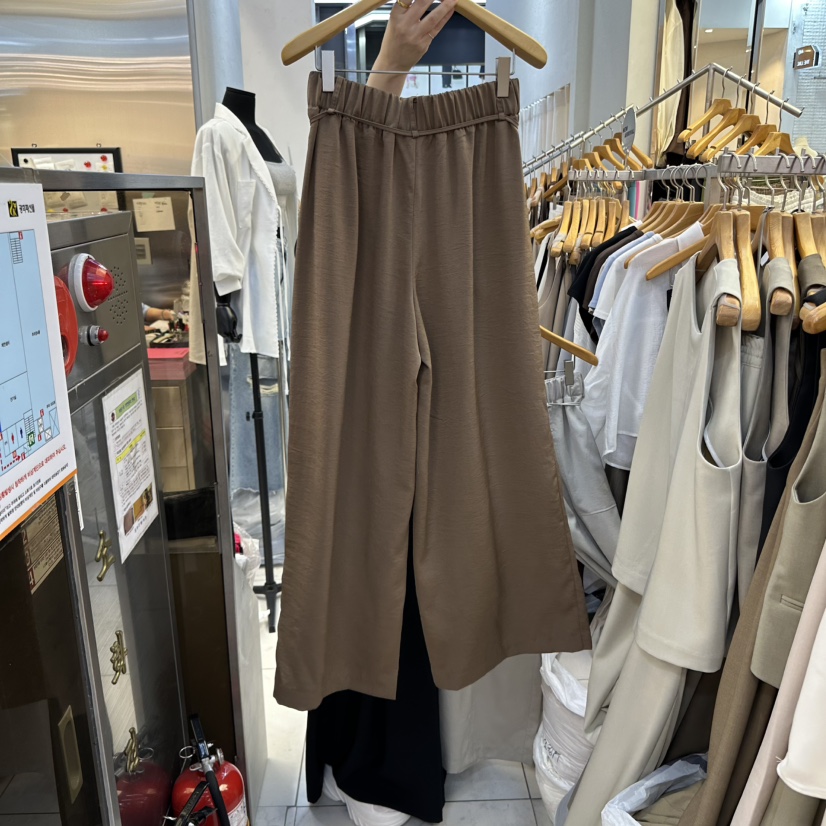 SANS韓國直郵㊣東大門實拍女裝新品時尚推薦熱賣休閑褲含腰繩SANS休閑褲