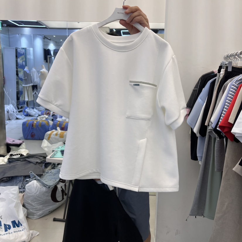 NON CLIP直郵韓國代購㊣女裝新品人氣熱賣25春夏休閑時尚T恤NON CLIPT恤圖色2