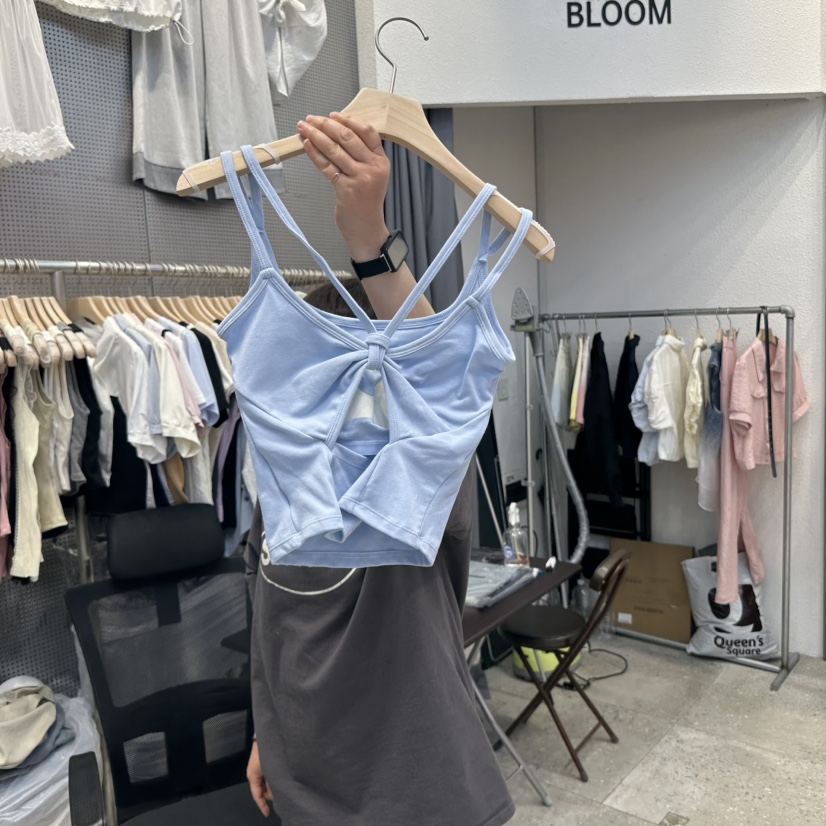 BLOOM韓國㊣直郵東大門代購女裝新品休閑時尚熱賣推薦吊帶背心BLOOM吊帶/背心