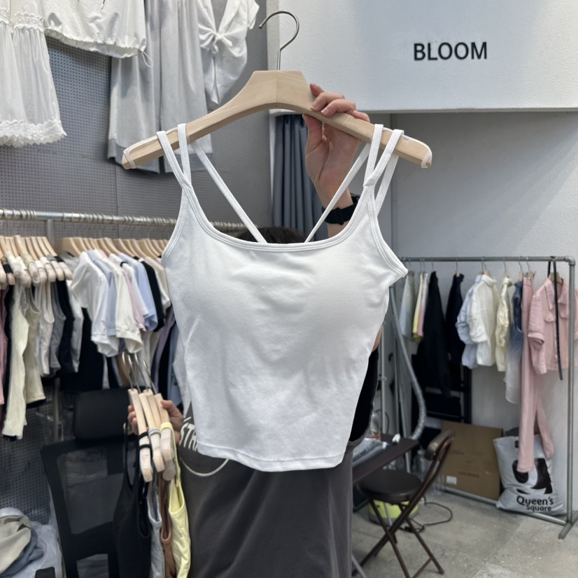 BLOOM韓國㊣直郵東大門代購女裝新品休閑時尚熱賣推薦吊帶背心BLOOM吊帶/背心圖色2