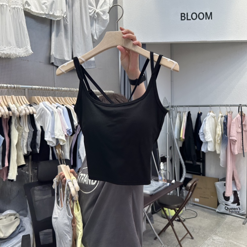 BLOOM韓國㊣直郵東大門代購女裝新品休閑時尚熱賣推薦吊帶背心BLOOM吊帶/背心圖色3