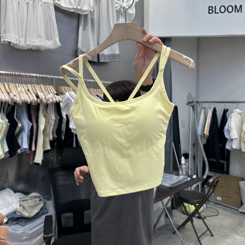 BLOOM韓國㊣直郵東大門代購女裝新品休閑時尚熱賣推薦吊帶背心BLOOM吊帶/背心圖色6