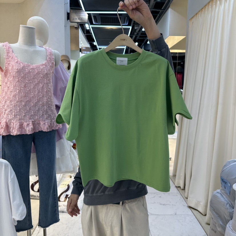 NEAR韓國㊣直郵東大門代購女裝新款熱賣推薦時尚人氣25春夏T恤NEART恤圖色2