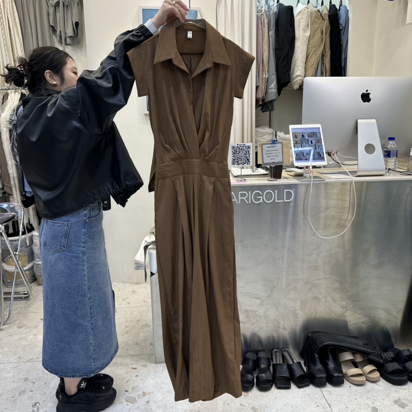 MARIGOLD韓國直郵㊣女裝新品時尚休閑推薦人氣熱賣25春夏連體褲MARIGOLD連體褲圖色2