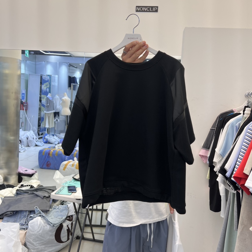 NON CLIP韓國㊣直郵東大門代購女裝新品推薦時尚熱賣人氣T恤NON CLIPT恤圖色3