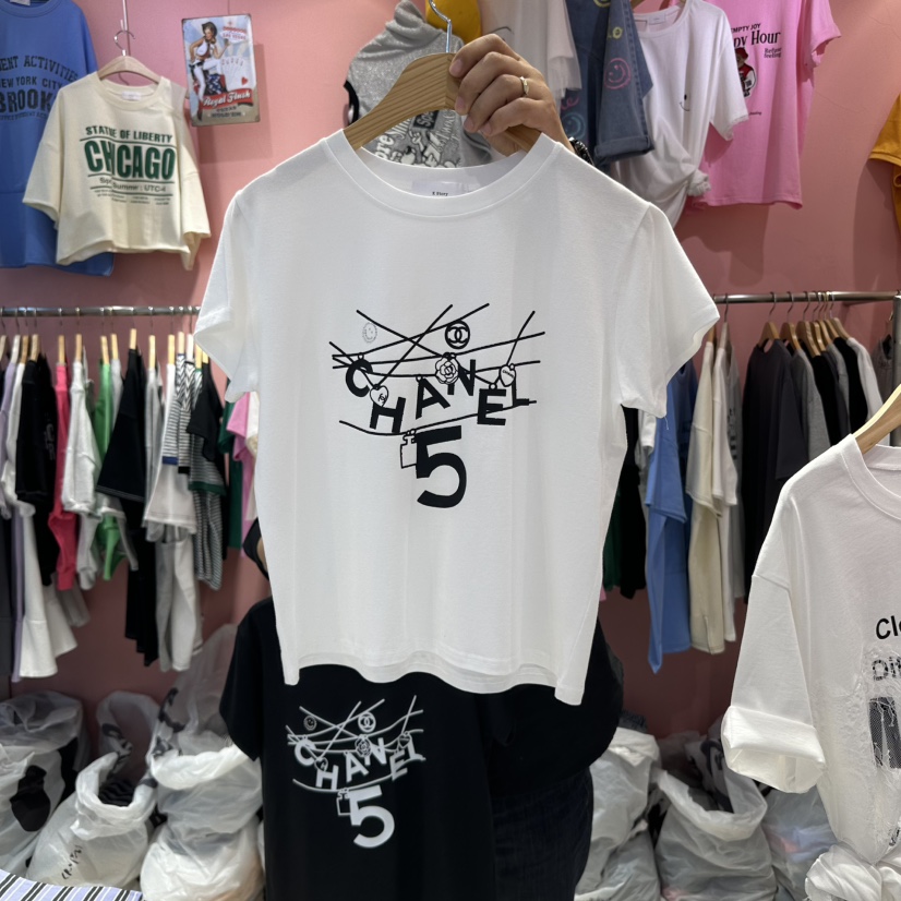 K STORY韓國㊣直郵東大門代購女裝新款25春夏休閑時尚推薦T恤K STORYT恤