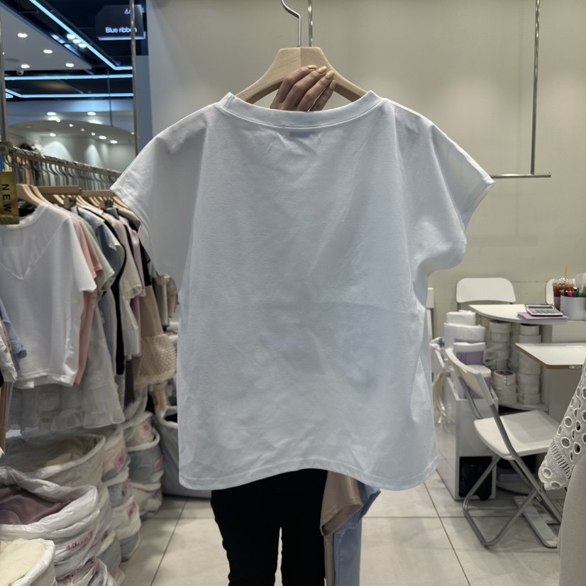 BLUE RIBBON韓國直郵㊣女裝新品人氣熱賣時尚25春夏推薦T恤BLUE RIBBONT恤