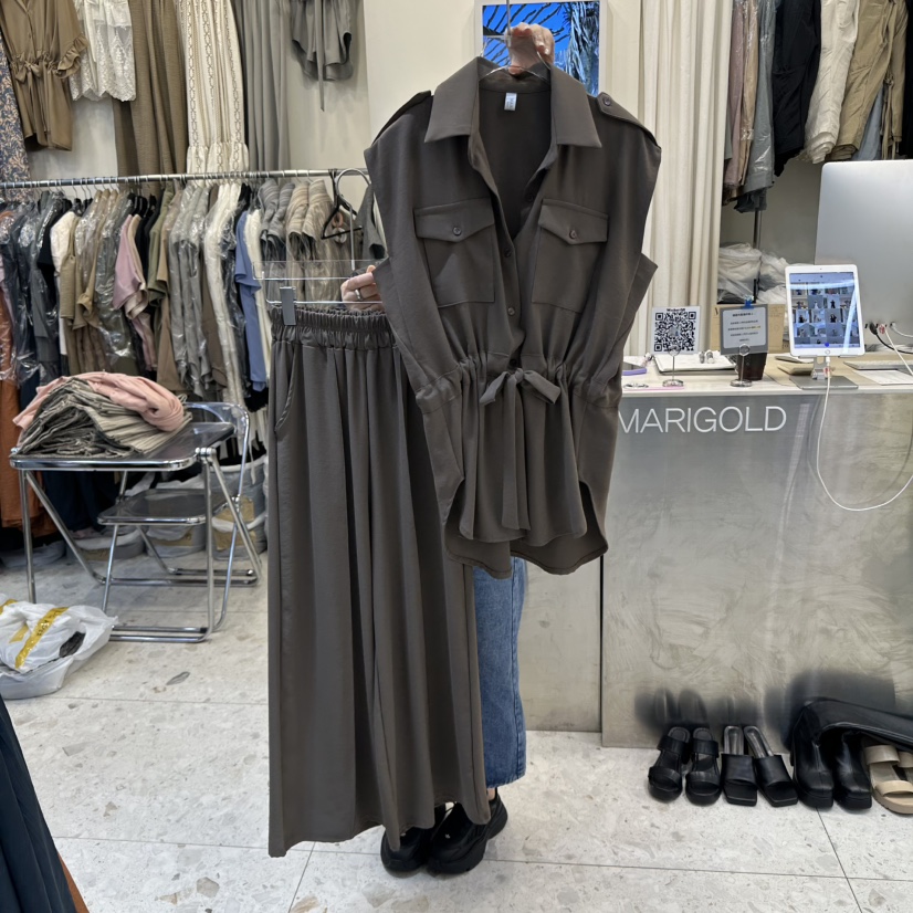 MARIGOLD韓國直郵㊣女裝新品熱賣25春夏推薦時尚套裝兩件套MARIGOLD套裝