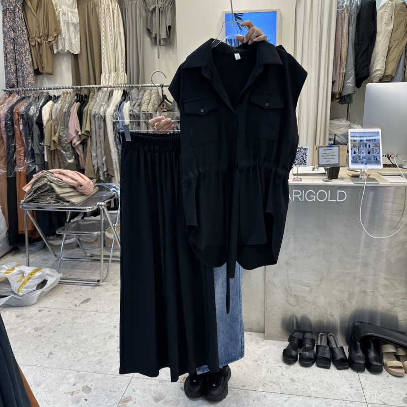 MARIGOLD韓國直郵㊣女裝新品熱賣25春夏推薦時尚套裝兩件套MARIGOLD套裝圖色2