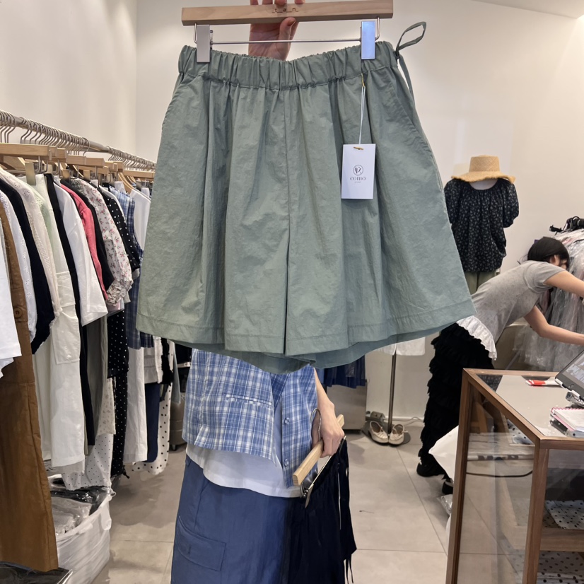 TAN&amp;COMO韓國㊣直郵東大門代購女裝新品人氣休閑推薦短褲tan-COMO短褲圖色1