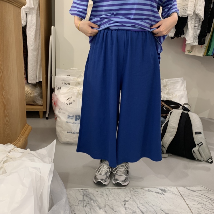 VENTI韓國直郵㊣東大門實拍女裝新款休閑熱賣人氣休閑褲亞麻布VENTI休閑褲圖色6