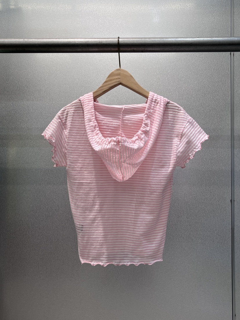 VARY COON直郵韓國代購㊣女裝新品人氣熱賣休閑25春夏T恤連帽GVR-VARY COONT恤