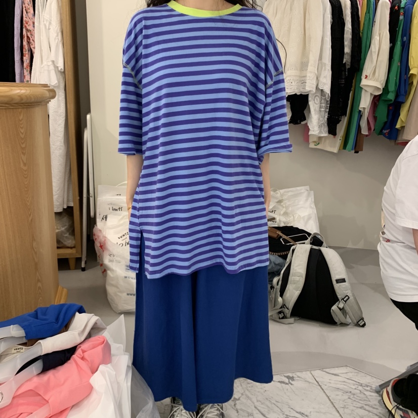VENTI韓國直郵㊣東大門實拍女裝新品推薦休閑人氣25春夏T恤VENTIT恤圖色4