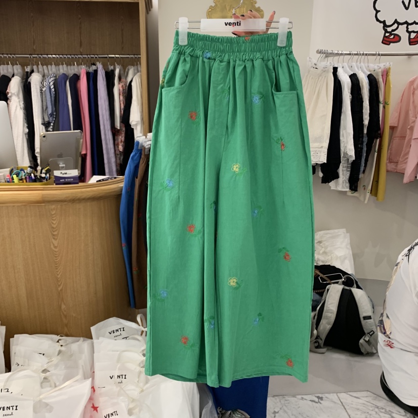 VENTI韓國㊣直郵東大門代購女裝新款推薦人氣熱賣25春夏休閑褲VENTI休閑褲圖色4