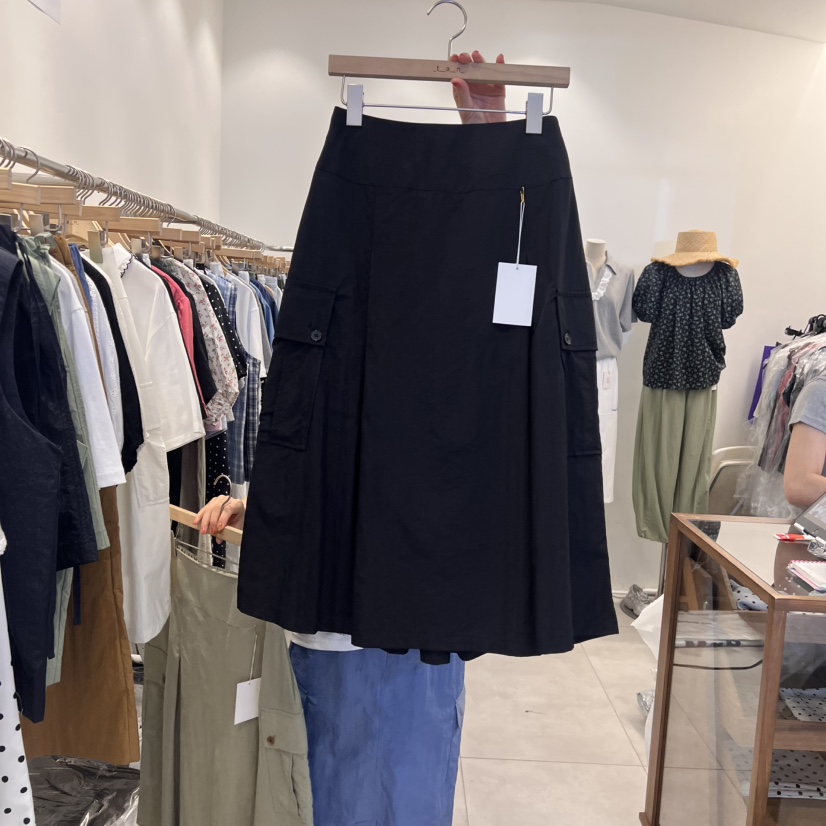TAN&COMO韓國㊣直郵東大門代購女裝新品時尚半身裙中短裙tan-COMO半身裙/中短裙圖色3