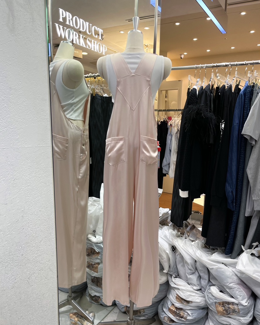 WORK SHOP韓國直郵㊣東大門實拍女裝新款休閑推薦時尚背帶褲Work_shop背帶褲