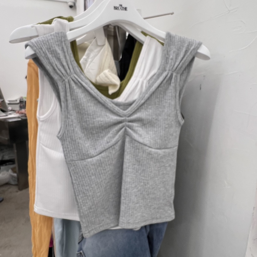 BREATHE韓國㊣直郵東大門代購女裝新品熱賣時尚休閑吊帶背心BREATHE吊帶/背心圖色2