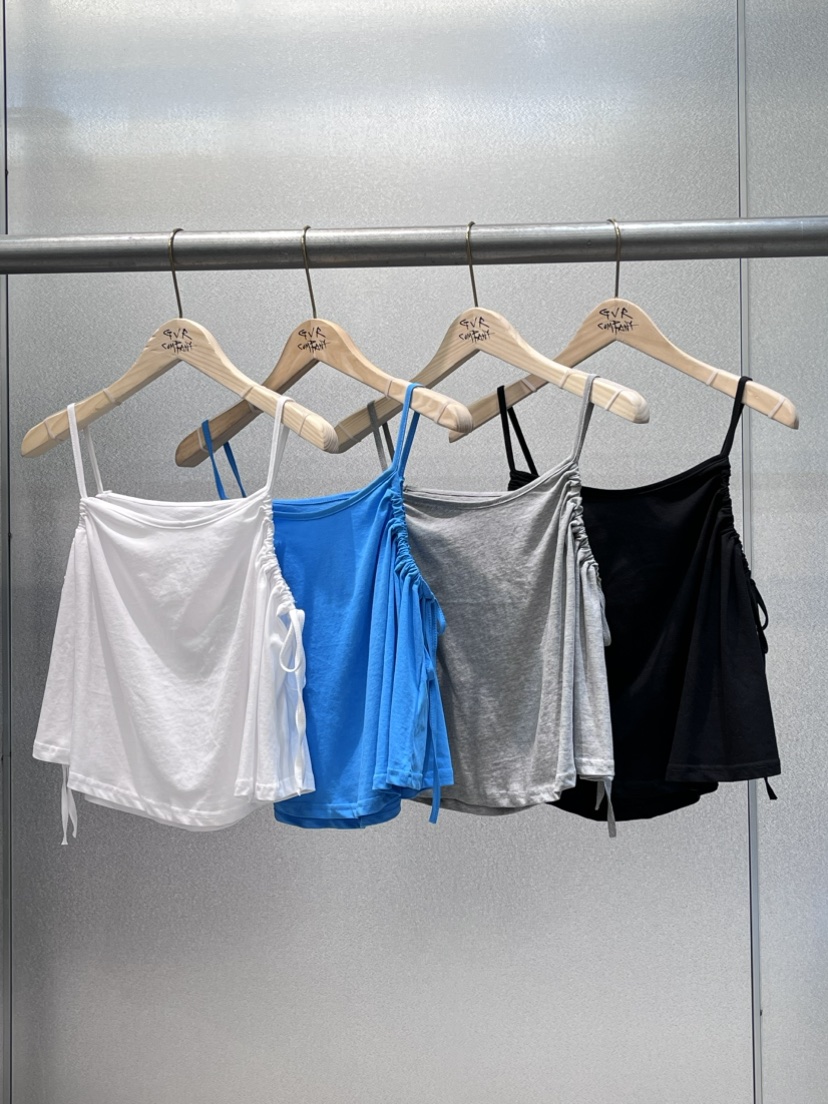 VARY COON韓國直郵㊣東大門實拍女裝新品25春夏吊帶背心荷葉邊GVR-VARY COON吊帶/背心