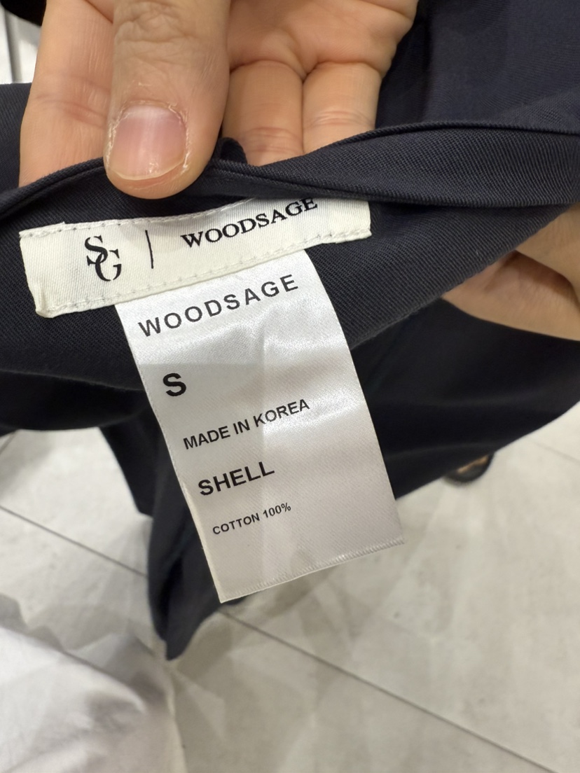 WOOD SAGE韓國直郵㊣東大門實拍女裝新款人氣時尚25春夏休閑褲WOOD SAGE休閑褲