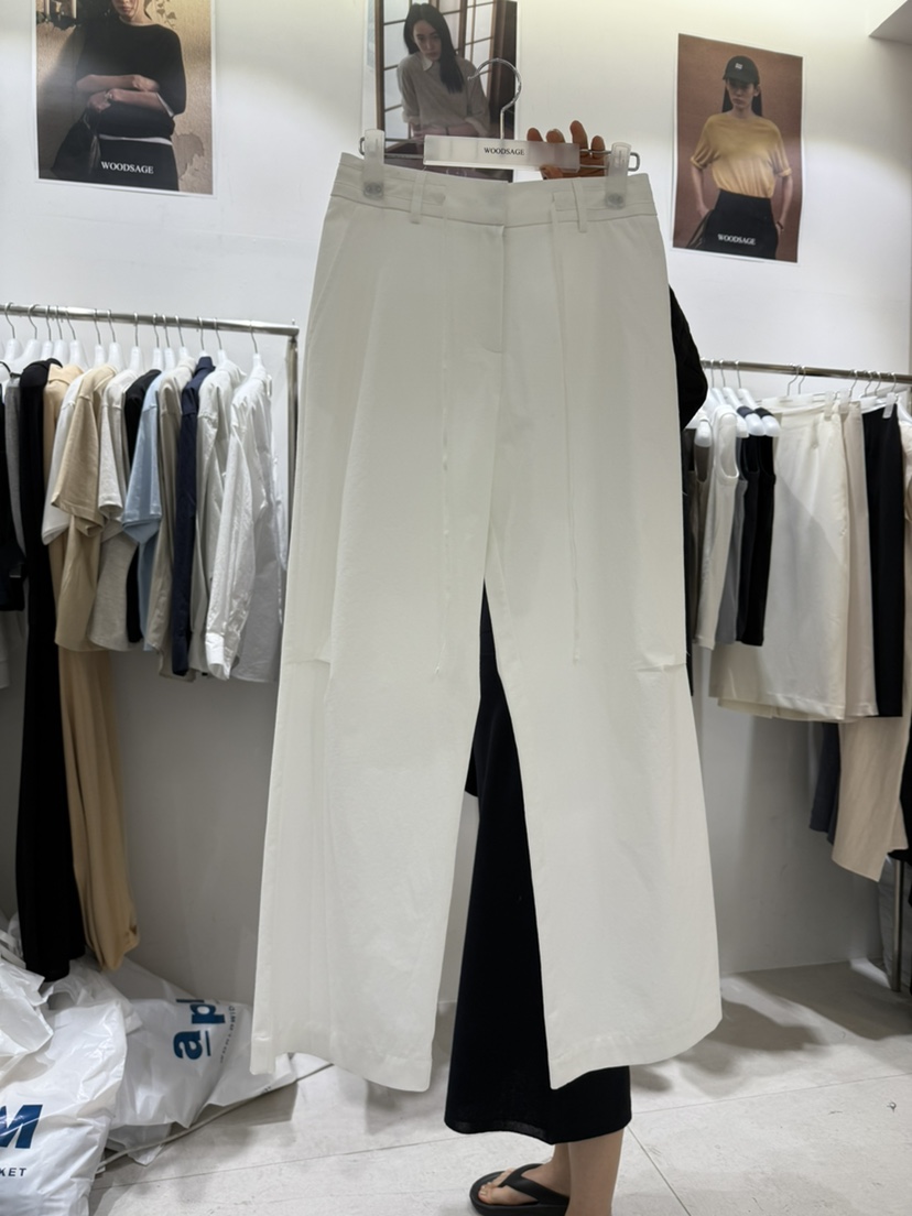 WOOD SAGE韓國直郵㊣東大門實拍女裝新款人氣時尚25春夏休閑褲WOOD SAGE休閑褲