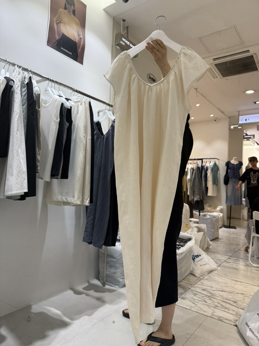 WOOD SAGE韓國直郵㊣女裝新款時尚推薦25春夏人氣休閑連衣裙WOOD SAGE連衣裙