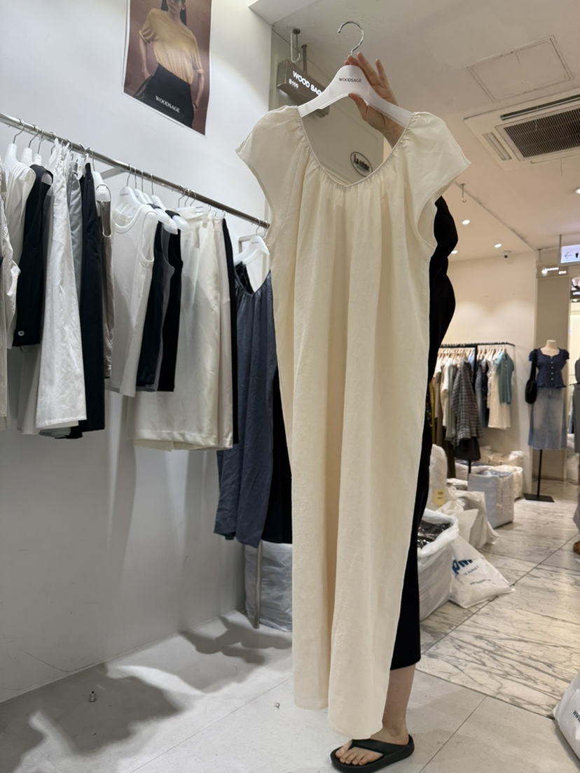 WOOD SAGE韓國直郵㊣女裝新款時尚推薦25春夏人氣休閑連衣裙WOOD SAGE連衣裙