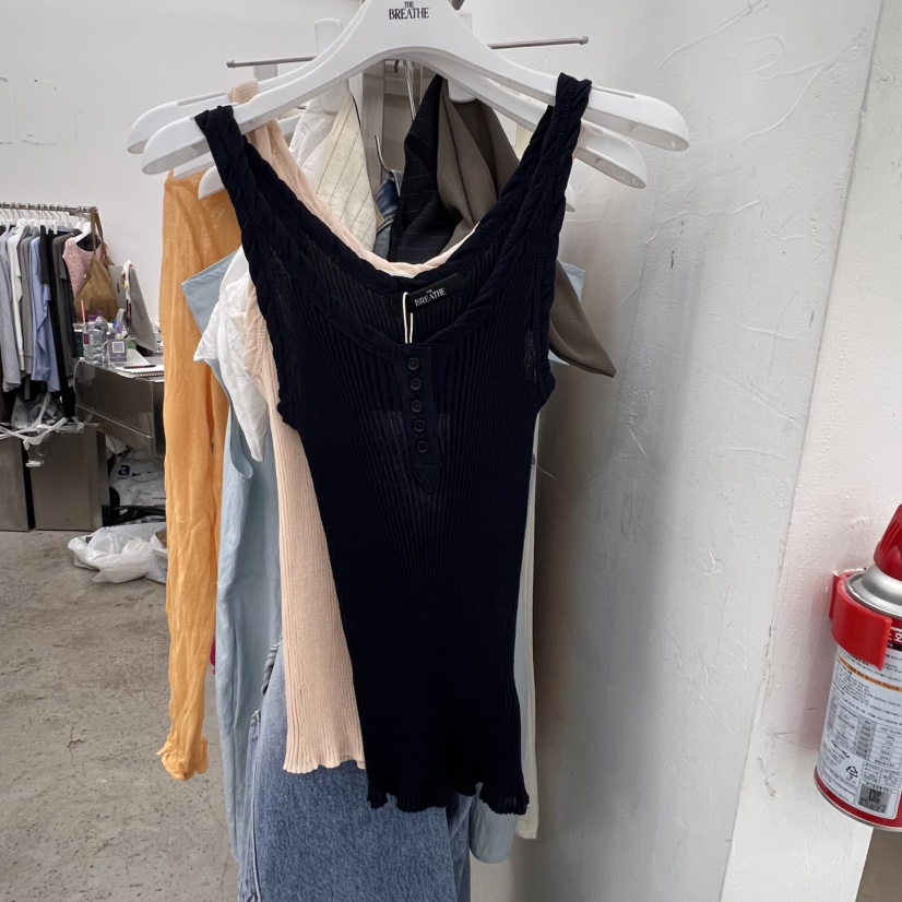 BREATHE直郵韓國代購㊣女裝新款時尚人氣推薦吊帶背心不含內搭BREATHE吊帶/背心圖色3