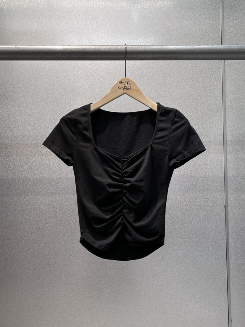 VARY COON直郵韓國代購㊣女裝新品熱賣25春夏休閑時尚人氣T恤GVR-VARY COONT恤圖色4