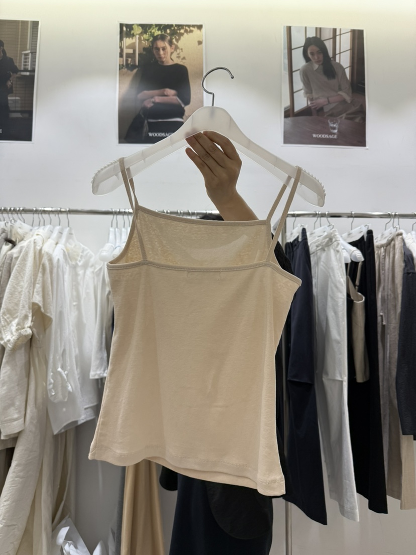 WOOD SAGE韓國㊣直郵東大門代購女裝新品時尚人氣吊帶背心WOOD SAGE吊帶/背心