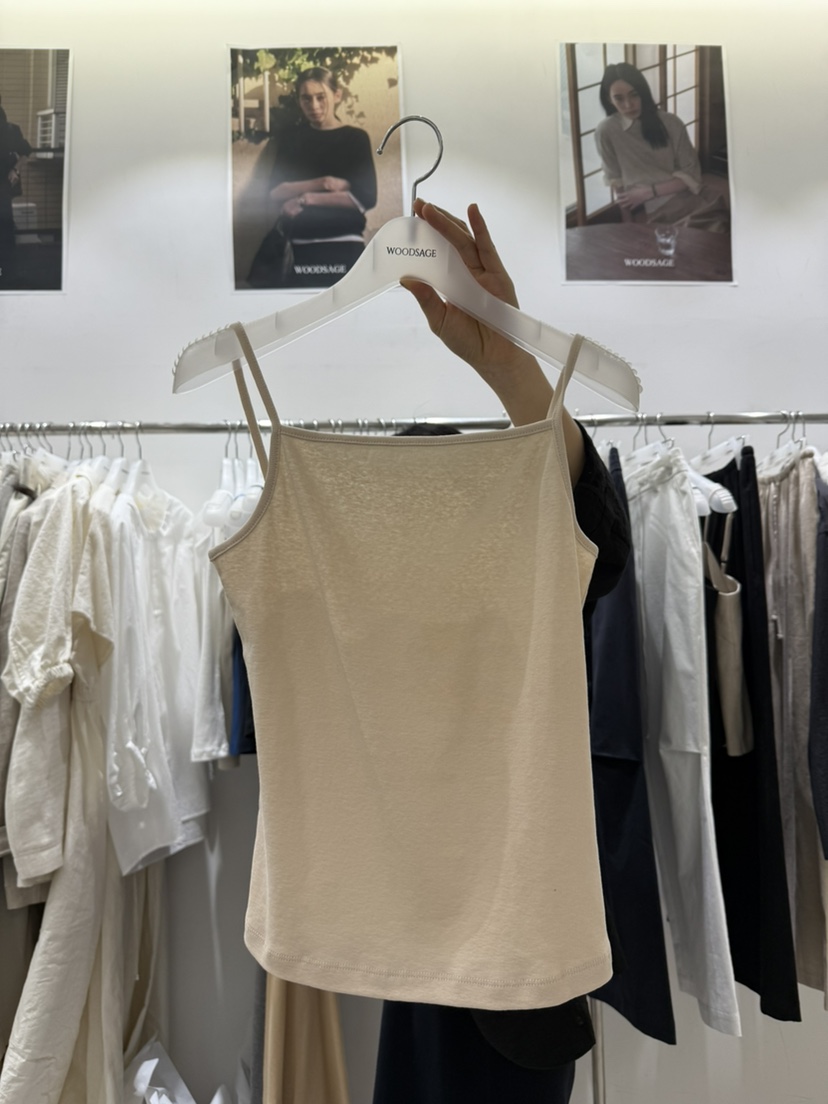 WOOD SAGE韓國㊣直郵東大門代購女裝新品時尚人氣吊帶背心WOOD SAGE吊帶/背心圖色1
