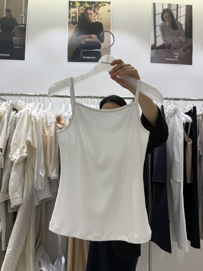 WOOD SAGE韓國㊣直郵東大門代購女裝新品時尚人氣吊帶背心WOOD SAGE吊帶/背心圖色2
