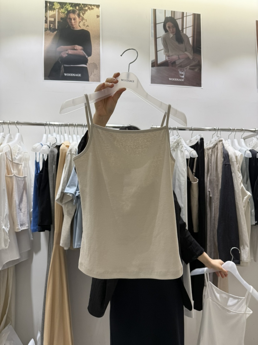 WOOD SAGE韓國㊣直郵東大門代購女裝新品時尚人氣吊帶背心WOOD SAGE吊帶/背心圖色3
