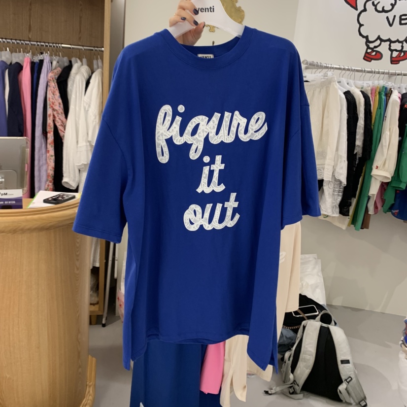 VENTI直郵韓國代購㊣女裝新品推薦時尚熱賣休閑人氣25春夏T恤VENTIT恤