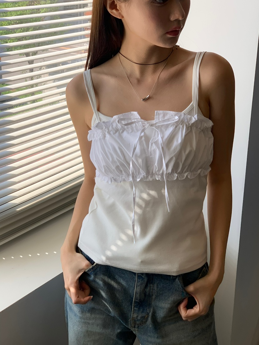BIENBIEN直郵韓國代購㊣女裝新款25春夏人氣熱賣休閑吊帶背心ir bien-P吊帶/背心