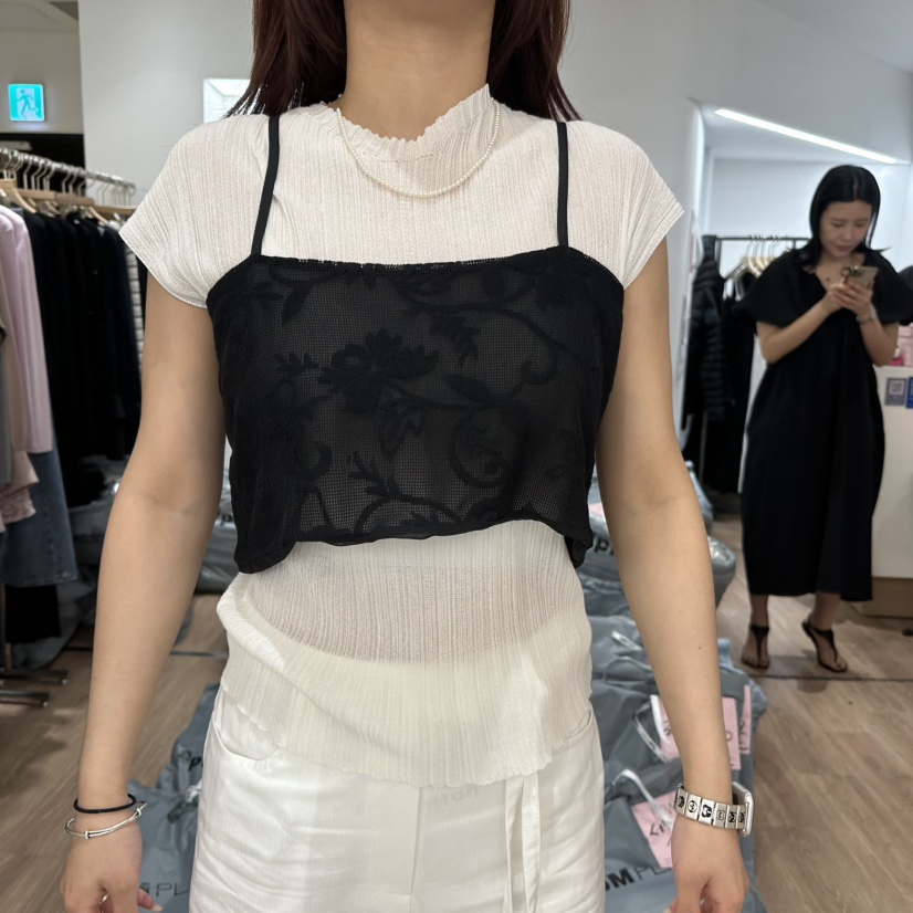 LEWIN韓國直郵㊣東大門實拍女裝新品熱賣時尚休閑人氣吊帶背心LEWIN吊帶/背心圖色2