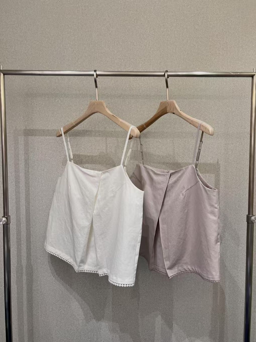 SANTAL直郵韓國代購㊣女裝新品25春夏休閑熱賣推薦吊帶背心SANTAL吊帶/背心