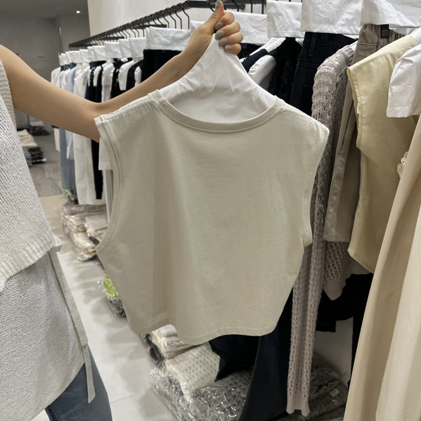 HONG-P直郵韓國代購㊣女裝新款25春夏時尚休閑熱賣吊帶背心HONG-P吊帶/背心