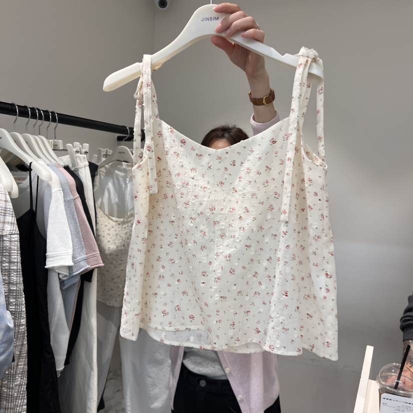 JINSIM韓國直郵㊣東大門實拍女裝新品人氣25春夏時尚吊帶背心JINSIM吊帶/背心