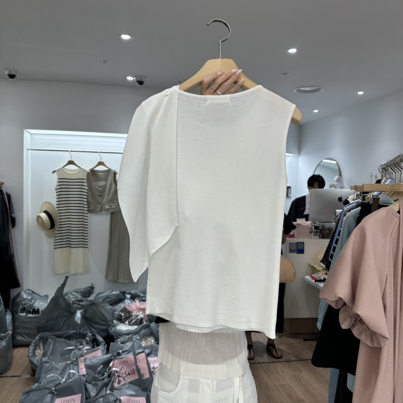 LEWIN韓國直郵㊣女裝新款時尚人氣推薦25春夏休閑吊帶背心披肩LEWIN吊帶/背心