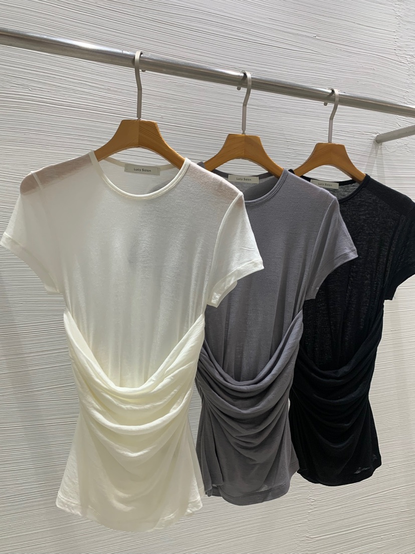LUCY SALON韓國直郵㊣女裝新款熱賣人氣25春夏推薦時尚T恤LUCY SALONT恤