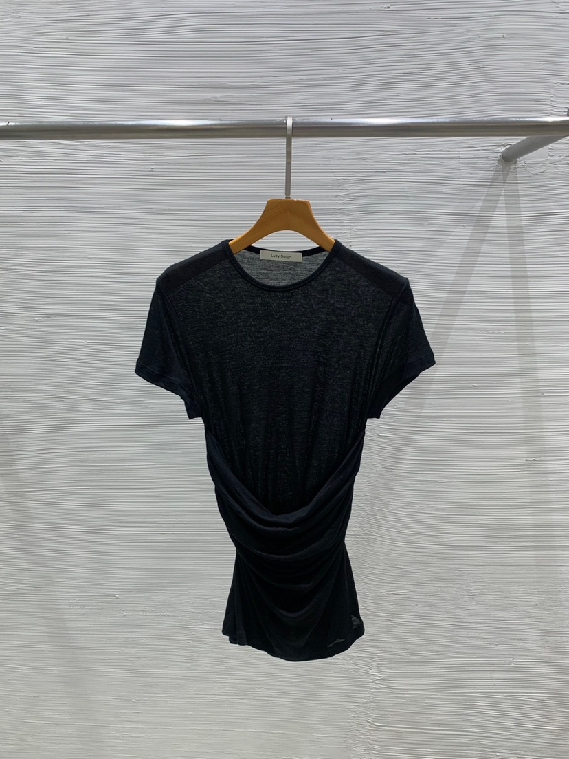 LUCY SALON韓國直郵㊣女裝新款熱賣人氣25春夏推薦時尚T恤LUCY SALONT恤圖色2