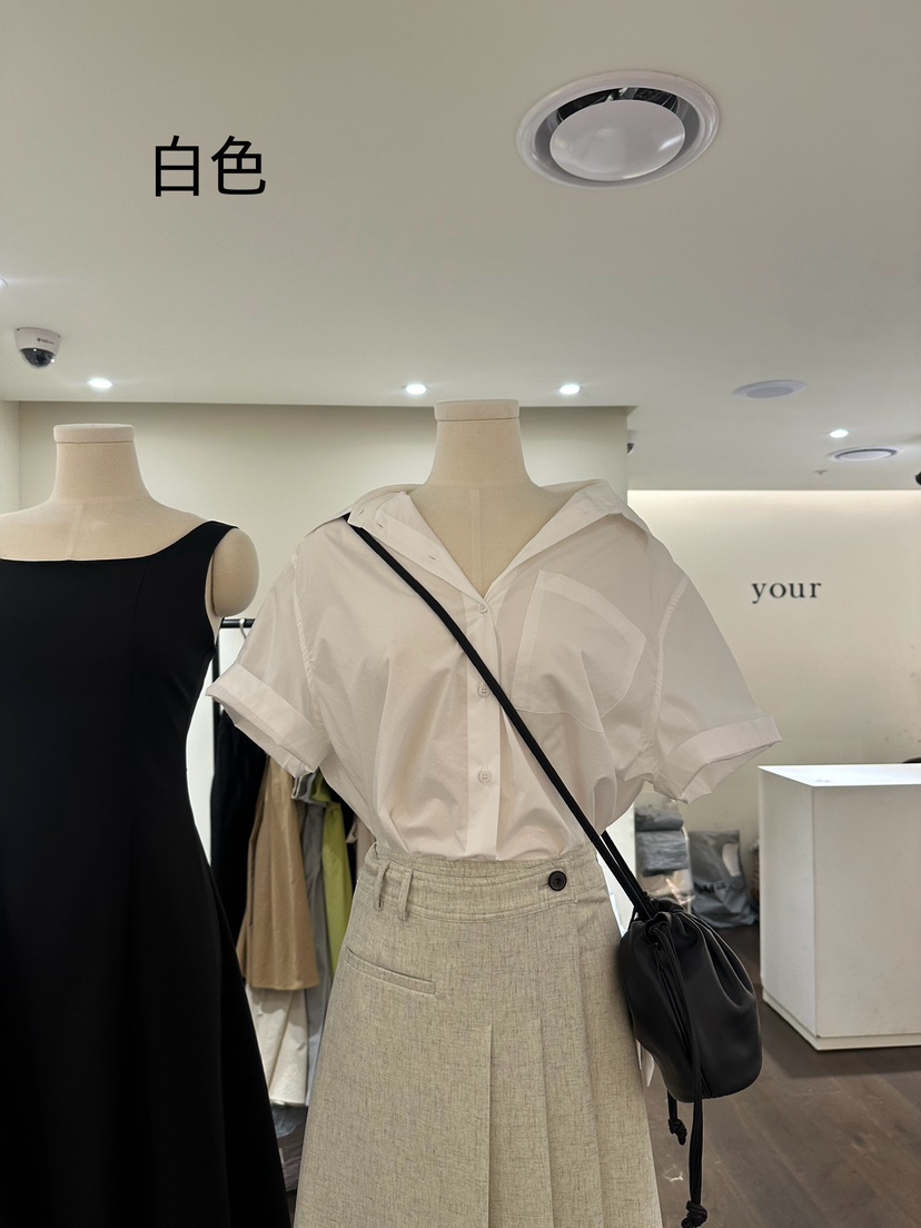 YOUR-P韓國直郵㊣東大門實拍女裝新品熱賣人氣時尚襯衫蕾絲衫YOUR-P襯衫/蕾絲衫圖色2