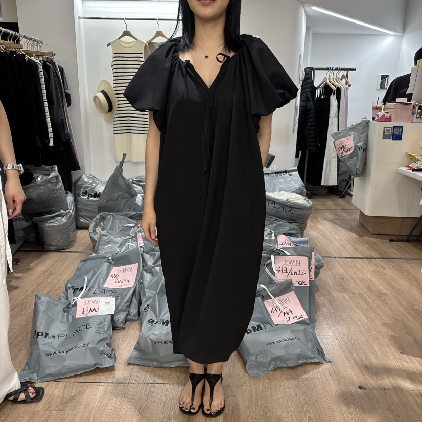 LEWIN韓國直郵㊣女裝新款人氣25春夏時尚推薦休閑連衣裙雙面LEWIN連衣裙圖色3