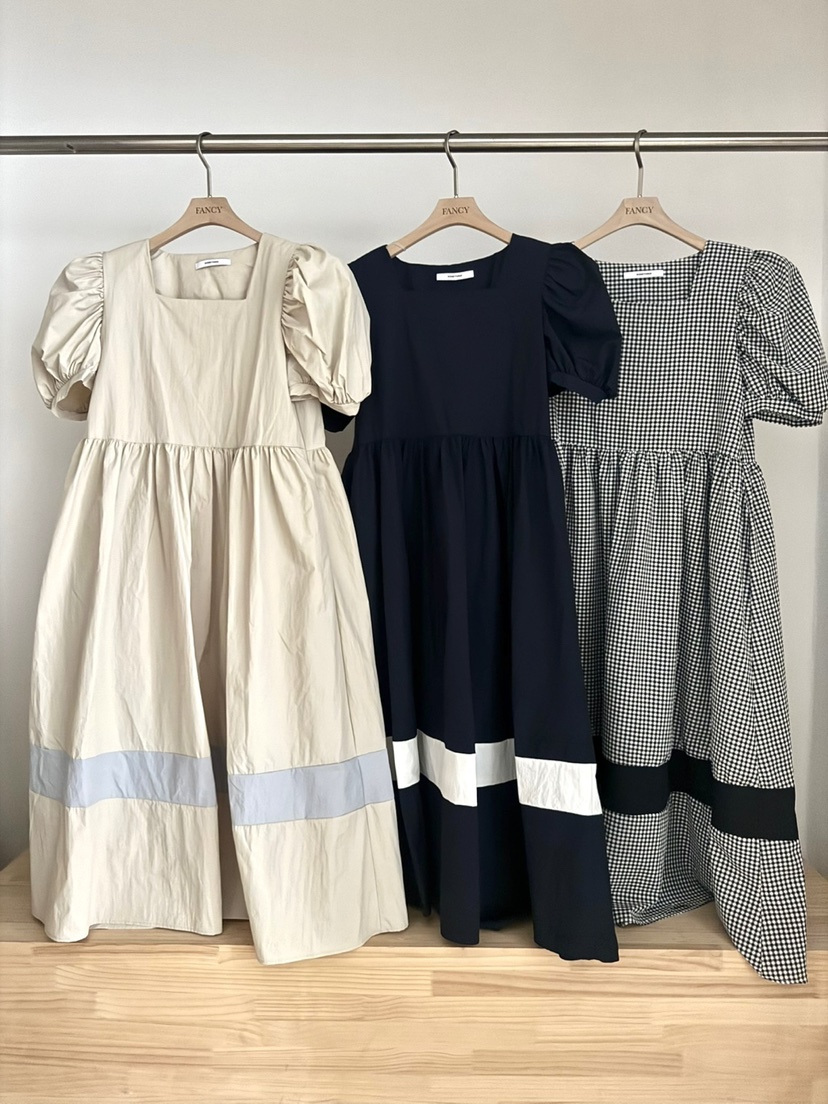 FANCY直郵韓國代購㊣女裝新品推薦25春夏熱賣休閑時尚連衣裙FANCY/Something連衣裙
