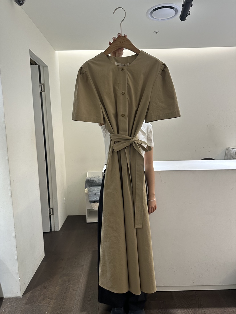 YOUR-P直郵韓國代購㊣女裝新款時尚熱賣25春夏連衣裙含腰帶YOUR-P連衣裙圖色3