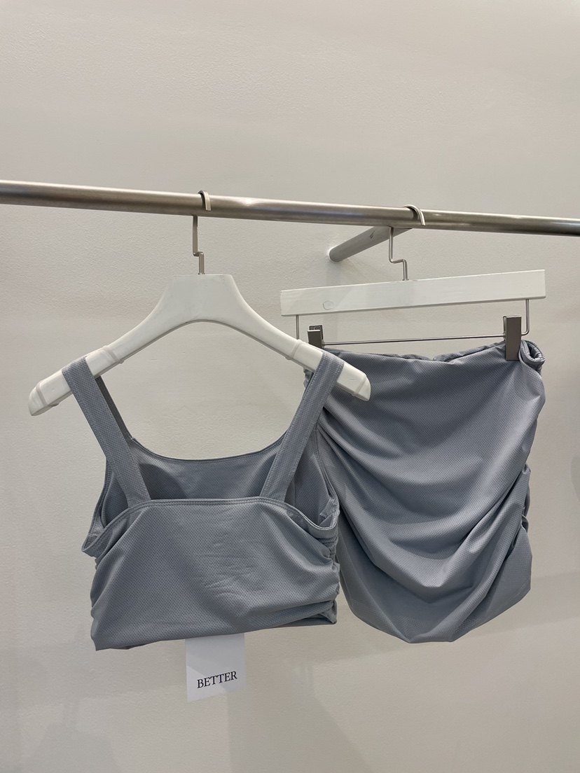BETTER直郵韓國代購㊣女裝新品推薦時尚人氣泳裝兩件套透明BETTER泳裝