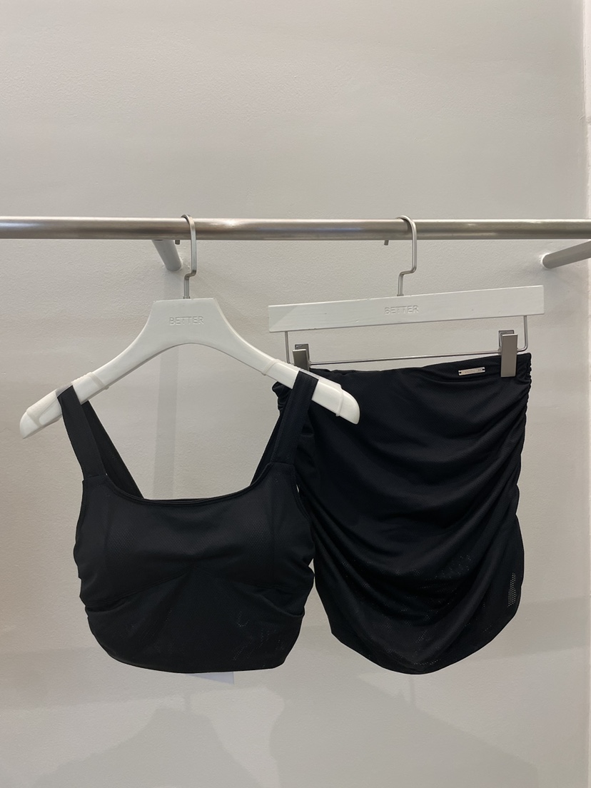 BETTER直郵韓國代購㊣女裝新品推薦時尚人氣泳裝兩件套透明BETTER泳裝圖色2